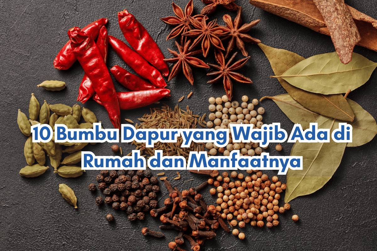 10 Bumbu Dapur yang Wajib Ada di Rumah dan Manfaatnya